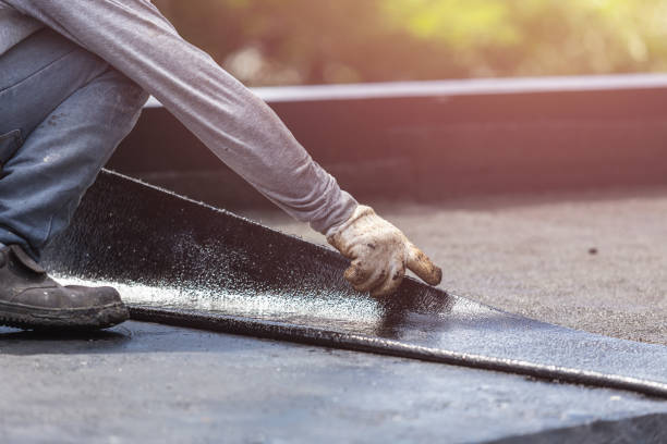 Professional Waterproofing technician working in North Bend, OR